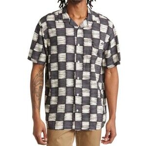 Vans Checkerboard Short Sleeve Button Up